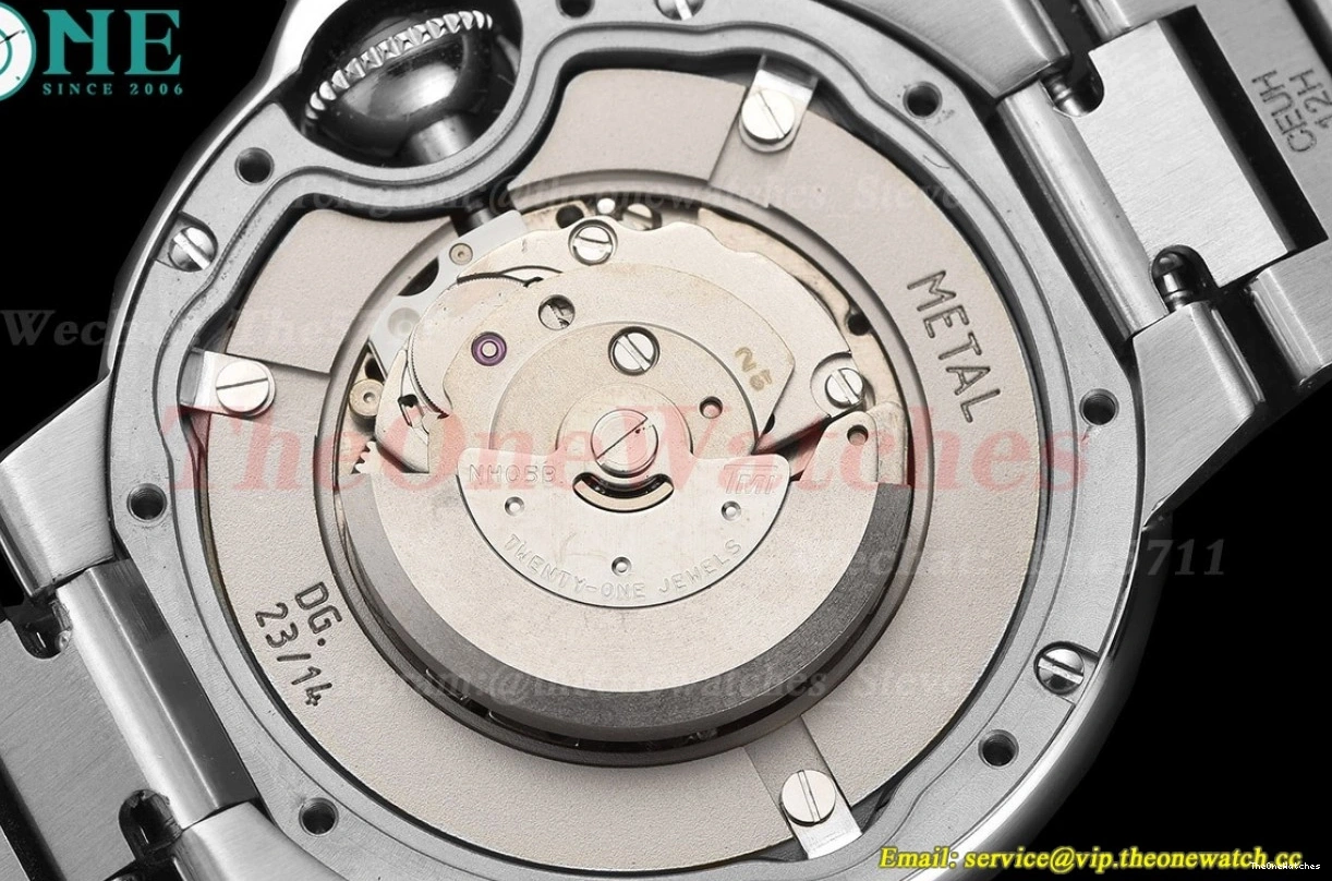 33mm NH05 Cartier Rmn De SS GDF SS Ballon Bleu Silver 0326